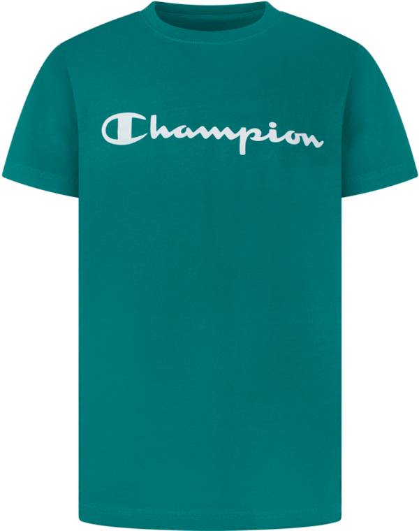 Champion Boys' Enzyme Washed Script T-Shirt product image
