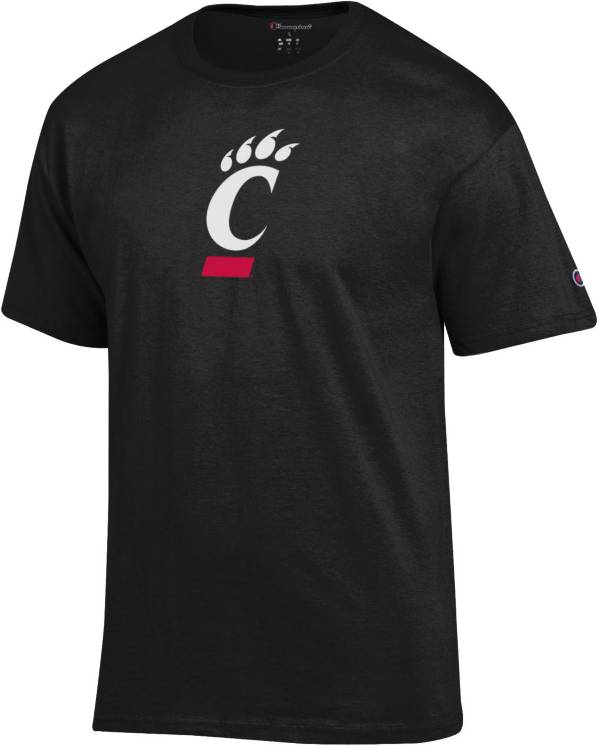 Champion Men's Cincinnati Bearcats Black Logo T-Shirt