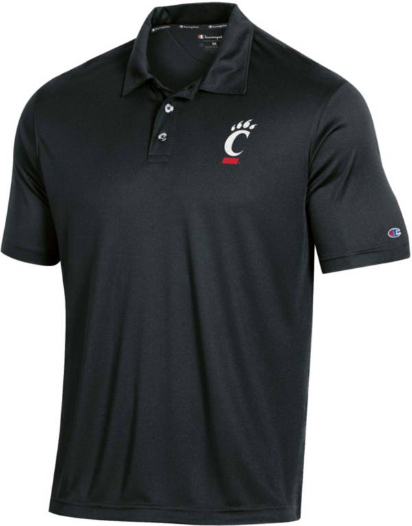 Champion Men's Cincinnati Bearcats Black Performance Polo