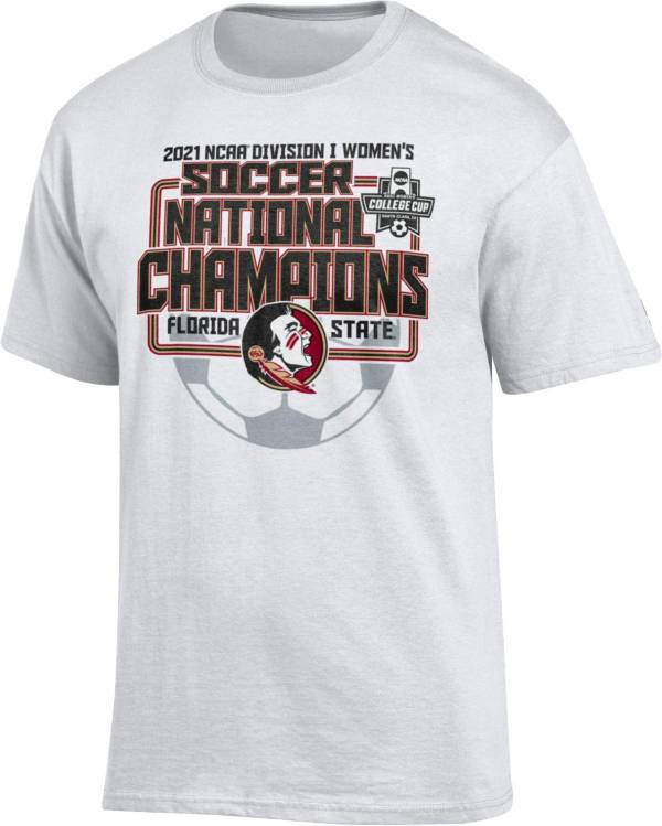 Champion Men's Florida State Seminoles 2021 Women's Division 1 Soccer National Champions Locker Room T-Shirt