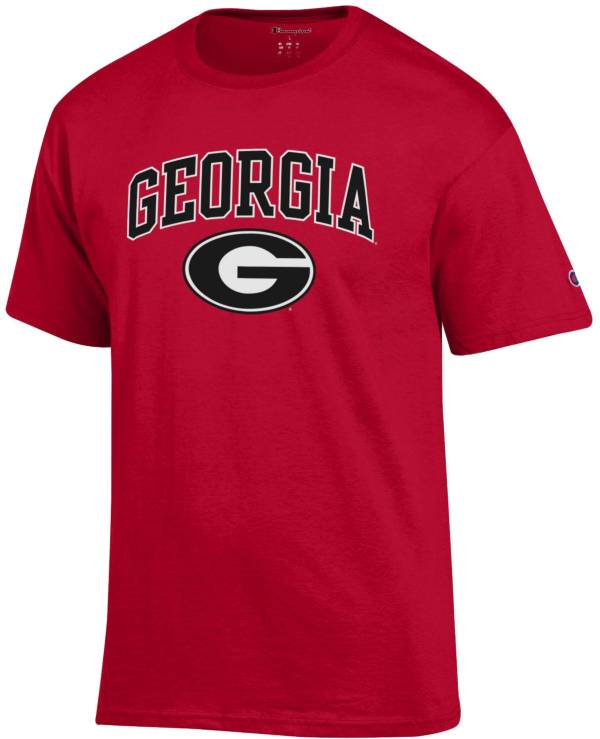 Champion Men's Georgia Bulldogs Red T-Shirt