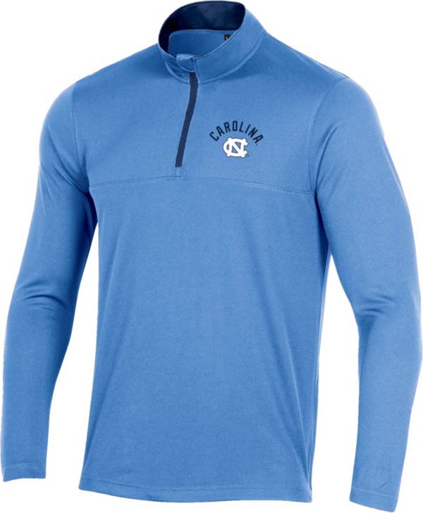 Champion Men's North Carolina Tar Heels Carolina Blue Quarter-Zip Pullover Shirt