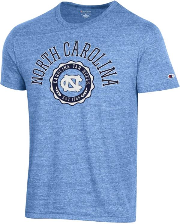 Champion Men's North Carolina Tar Heels Carolina Blue Tri-Blend T-Shirt