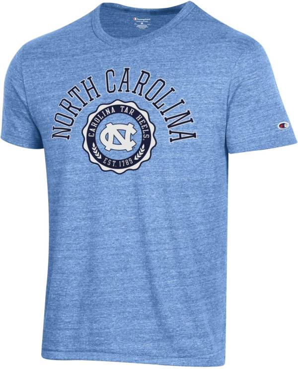 Champion Men's North Carolina Tar Heels Carolina Blue Tri-Blend T-Shirt