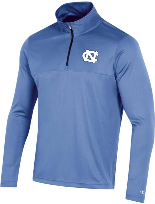 Champion Men's North Carolina Tar Heels Carolina Blue Quarter-Zip Pullover Shirt