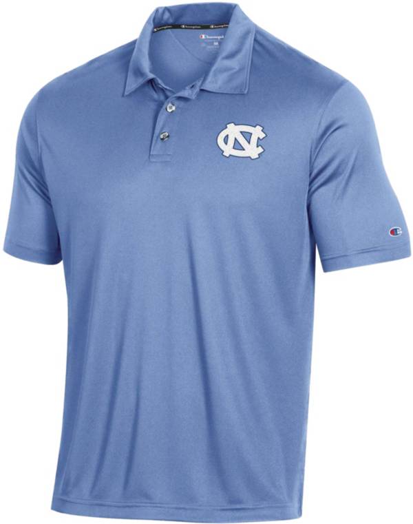 Champion Men's North Carolina Tar Heels Carolina Blue Performance Polo