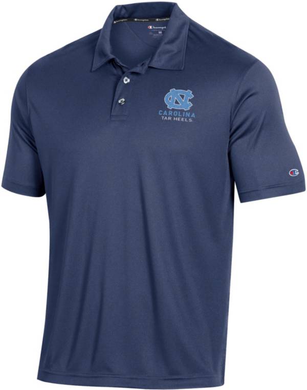 Champion Men's North Carolina Tar Heels Navy Performance Polo