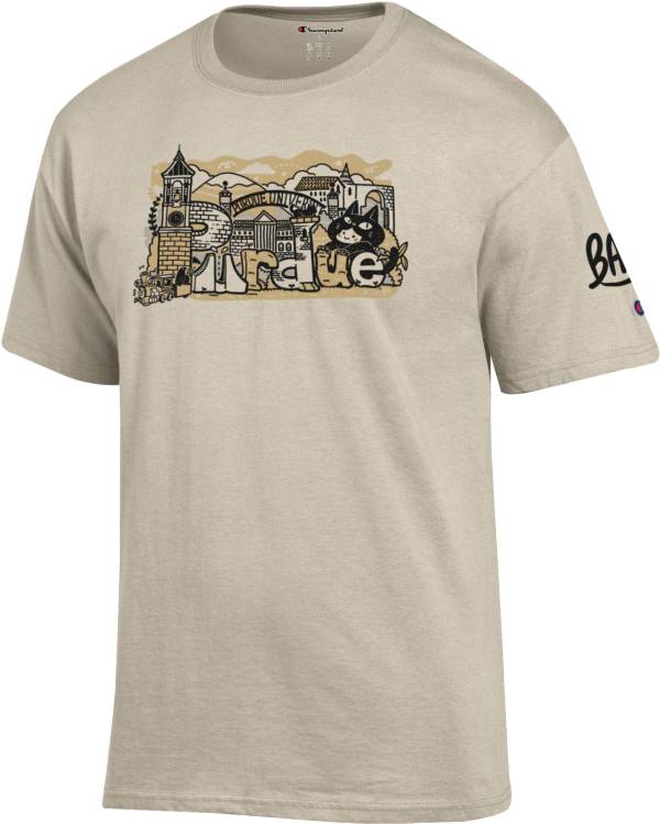 Champion Men's Purdue Boilermakers Oatmeal Asian Culture T-Shirt product image