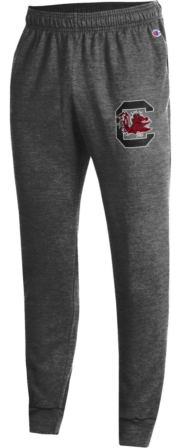 Champion Men's South Carolina Gamecocks Grey Powerblend Performance Joggers