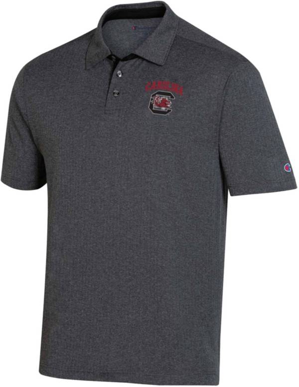 Champion Men's South Carolina Gamecocks Grey Performance Polo