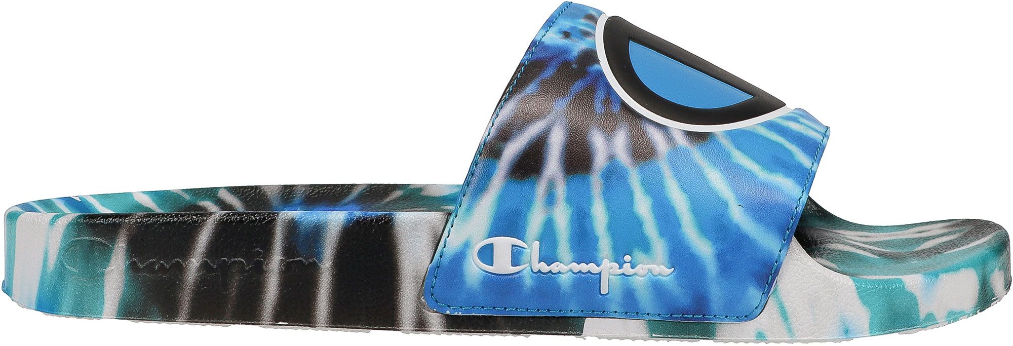 men's champion tie dye slides