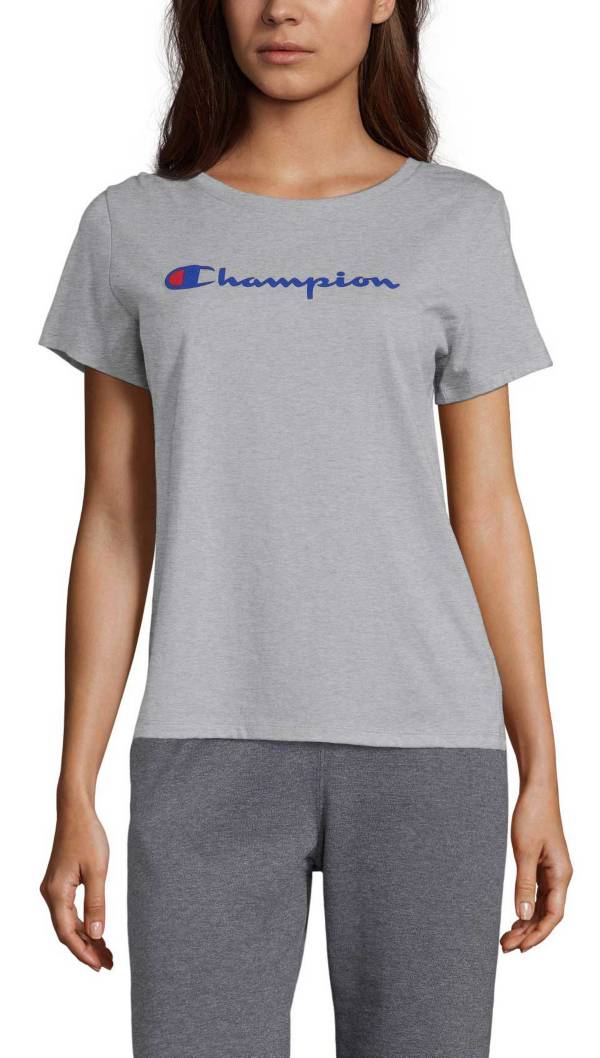 Champion Women's Pop Color Logo T-Shirt