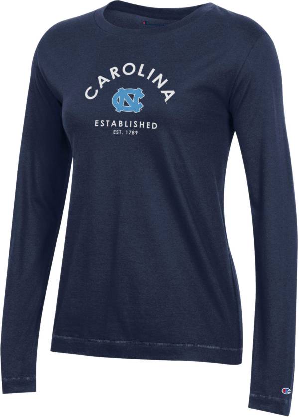 Champion Women's North Carolina Tar Heels Navy University 2.0 Long Sleeve Shirt product image