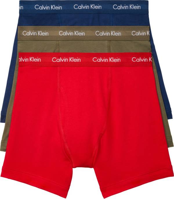 Calvin Klein Men's Cotton Stretch Boxer Briefs – 3 Pack