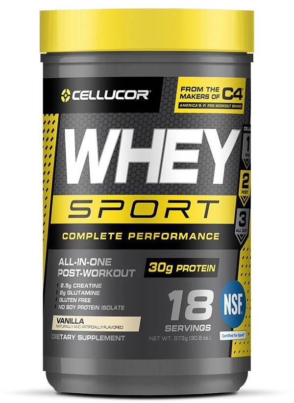 Cellucor C4 Whey Sport Protein Powder - Vanilla