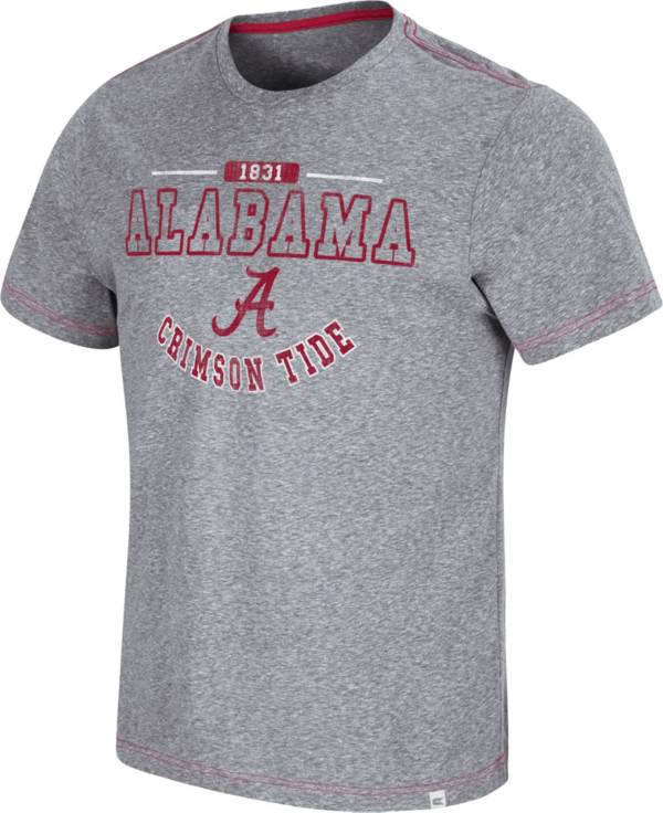 Colosseum Men's Alabama Crimson Tide Grey Tannen T-Shirt