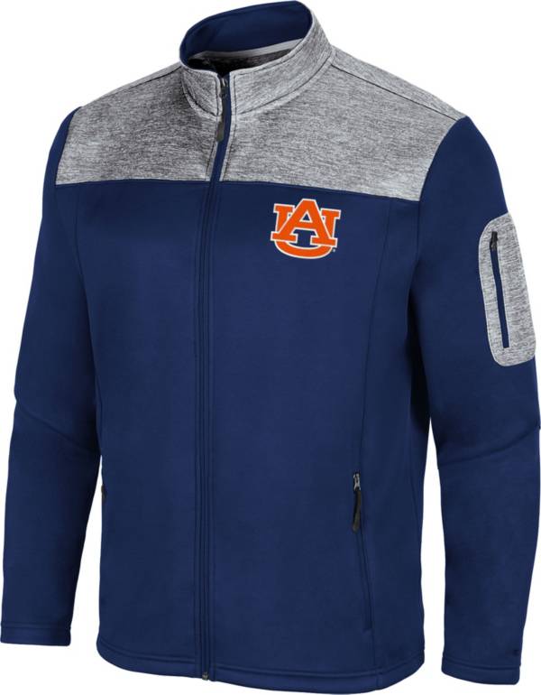 Colosseum Men's Auburn Tigers Blue Third Wheel Full-Zip Jacket