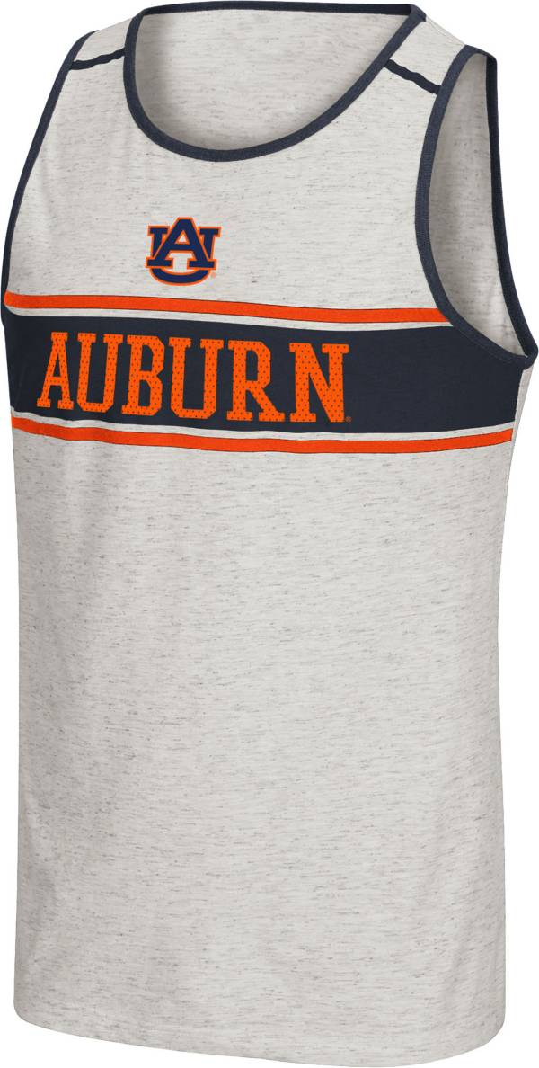 Colosseum Men's Auburn Tigers White Skateboard Tank Top