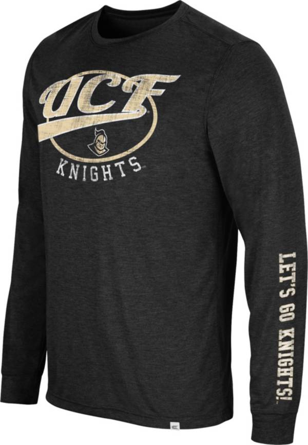 Colosseum Men's UCF Knights Black Far Out! Long Sleeve T-Shirt