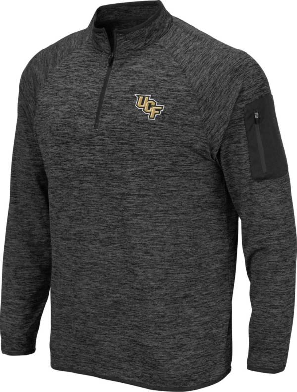 Colosseum Men's UCF Knights Grey Quarter-Zip Shirt