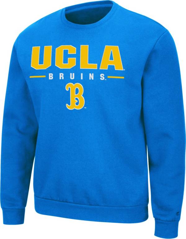 Colosseum Men's UCLA Bruins True Blue Time Machine Crew Pullover Sweatshirt