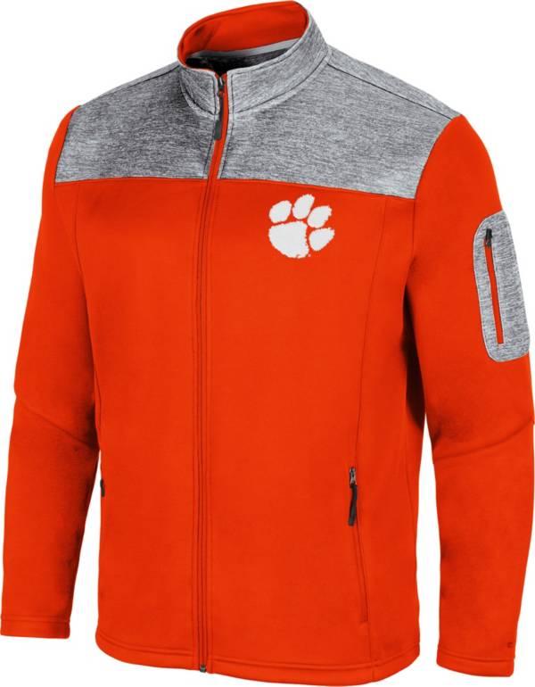 Colosseum Men's Clemson Tigers Orange Third Wheel Full-Zip Jacket