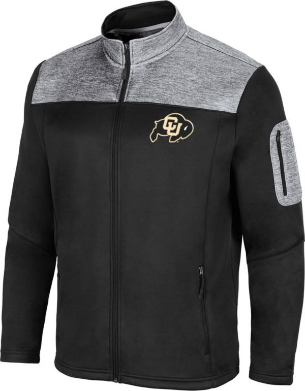 Colosseum Men's Colorado Buffaloes Black Third Wheel Full-Zip Jacket