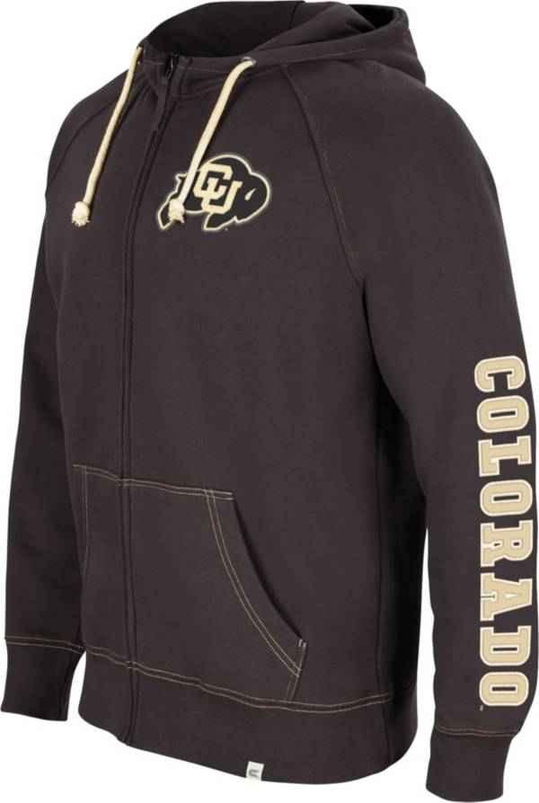 Colosseum Men's Colorado Buffaloes Black Intervention Full-Zip Hoodie