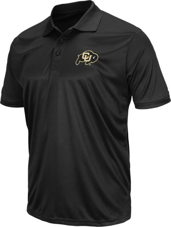 Colosseum Men's Colorado Buffaloes Black Polo