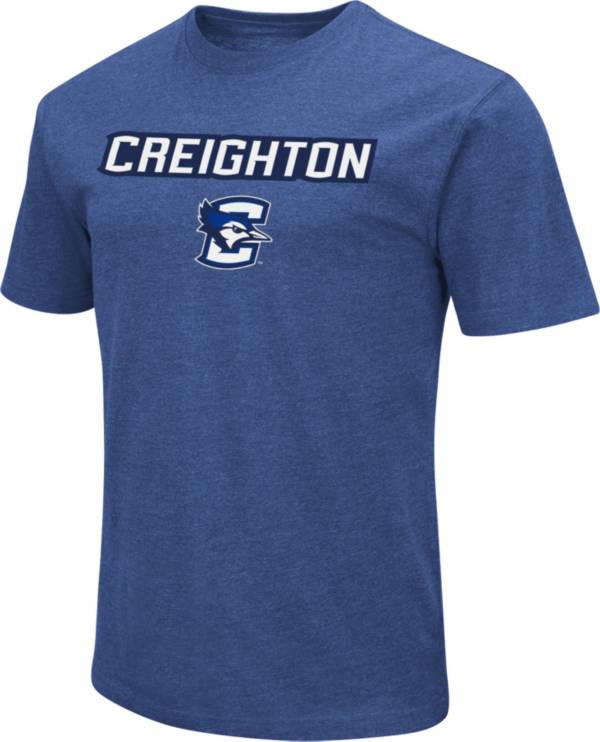 Colosseum Men's Creighton Bluejays Blue Dual Blend T-Shirt