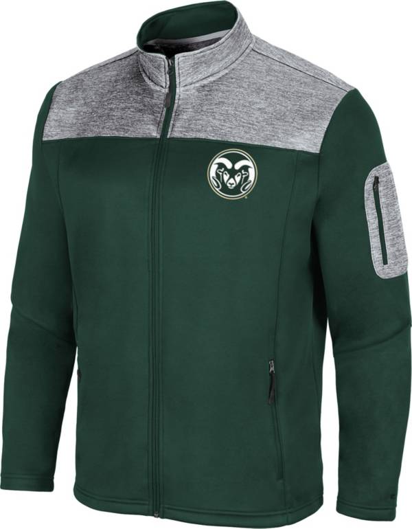 Colosseum Men's Colorado State Rams Green Third Wheel Full-Zip Jacket