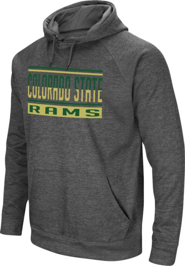 Colosseum Men's Colorado State Rams Grey Pullover Hoodie