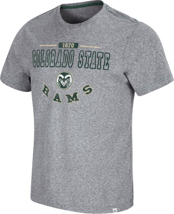 Colosseum Men's Colorado State Rams Grey Tannen T-Shirt