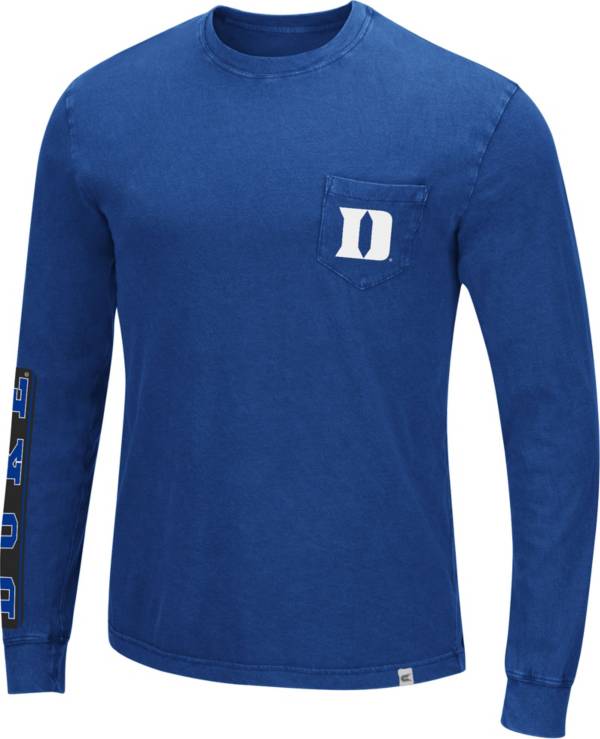 Colosseum Men's Duke Blue Devils Duke Blue Leg Lamp Long Sleeve T-Shirt