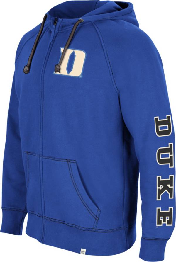 Colosseum Men's Duke Blue Devils Duke Blue Intervention Full-Zip Hoodie