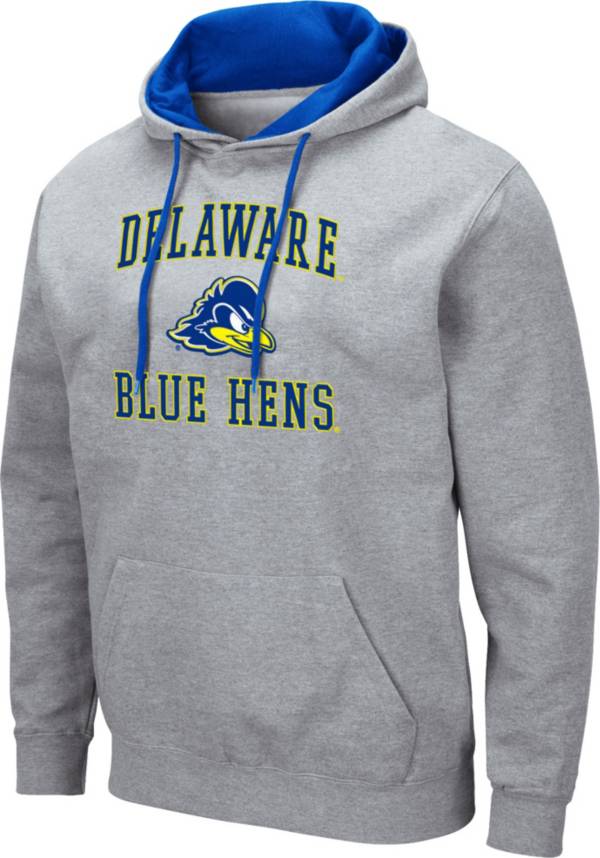 Colosseum Men's Delaware Fightin' Blue Hens Grey Pullover Hoodie