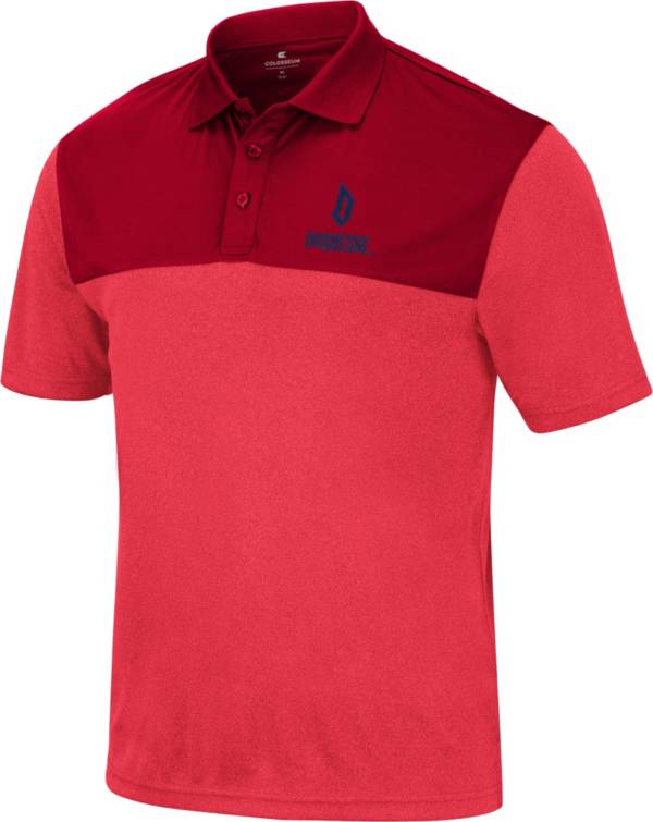 Colosseum Men's Duquesne Dukes Red Polo