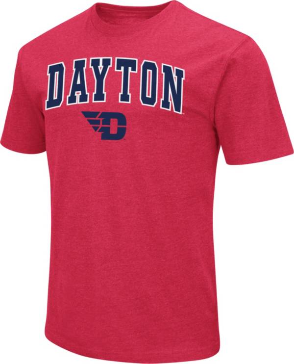 Colosseum Men's Dayton Flyers Red Dual Blend T-Shirt