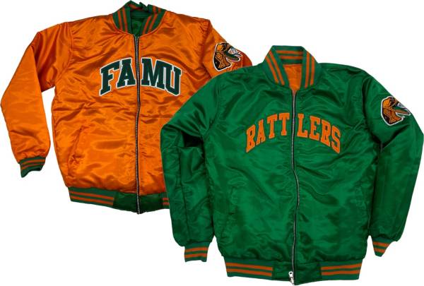 Tones of Melanin Men's Florida A&M Rattlers Reversible Satin Jacket