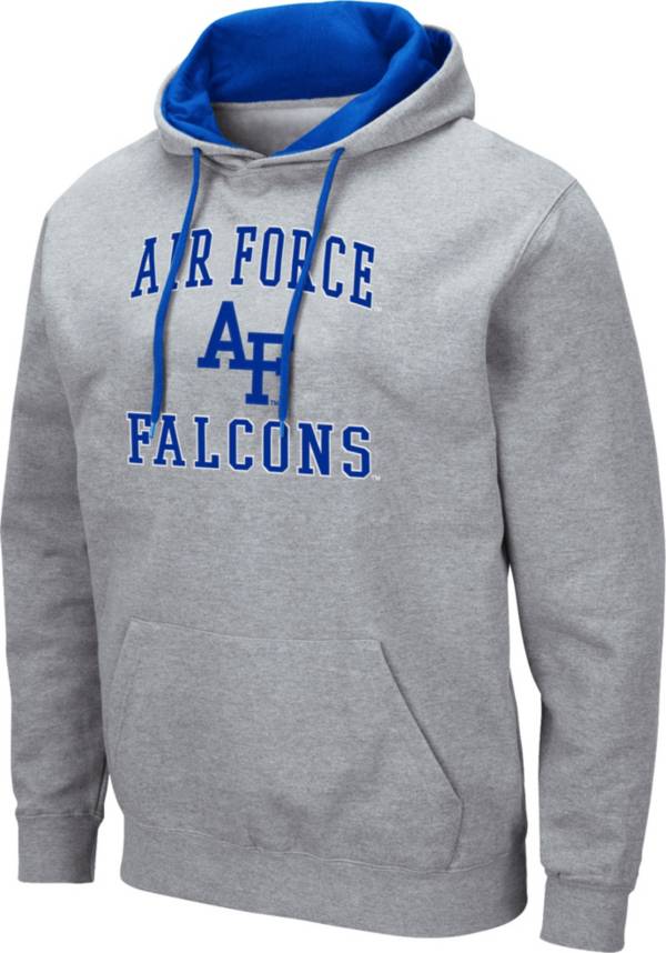 Colosseum Men's Air Force Falcons Grey Pullover Hoodie