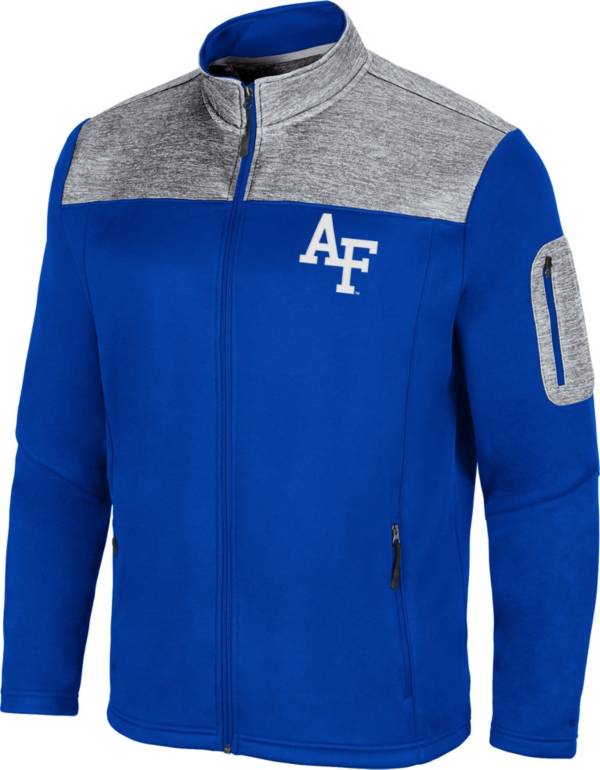 Colosseum Men's Air Force Falcons Blue Third Wheel Full-Zip Jacket