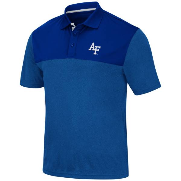 Colosseum Men's Air Force Falcons Blue Links Polo