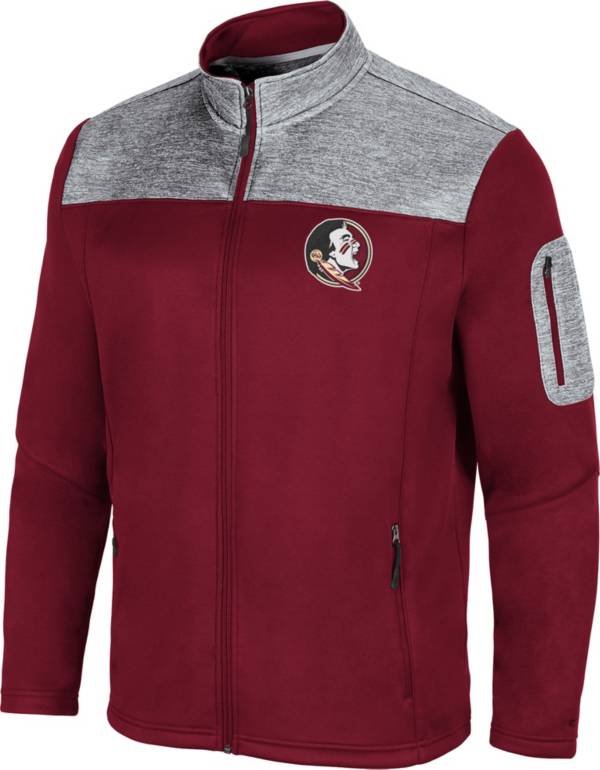 Colosseum Men's Florida State Seminoles Garnet Third Wheel Full-Zip Jacket