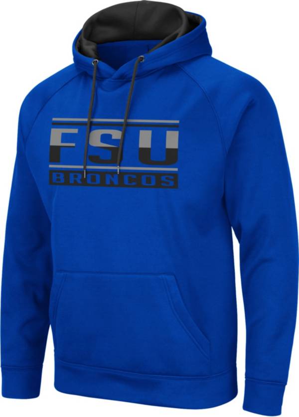 Colosseum Men's Fayetteville State Broncos Blue Pullover Hoodie