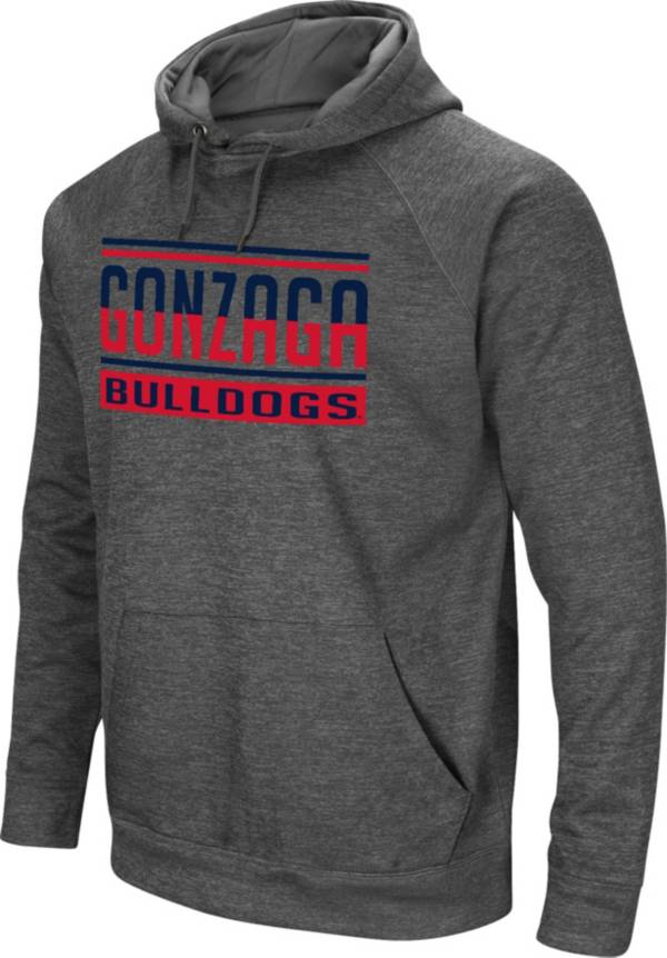 Colosseum Men's Gonzaga Bulldogs Grey Pullover Hoodie