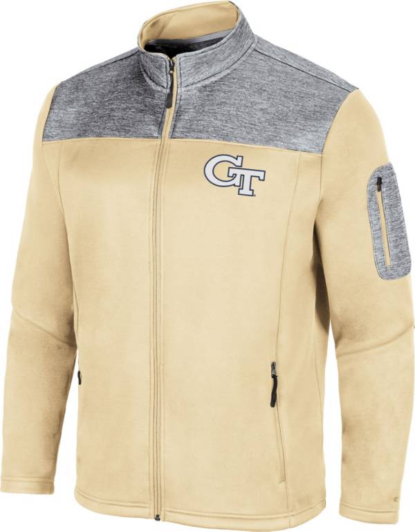 Colosseum Men's Georgia Tech Yellow Jackets Gold Third Wheel Full-Zip Jacket