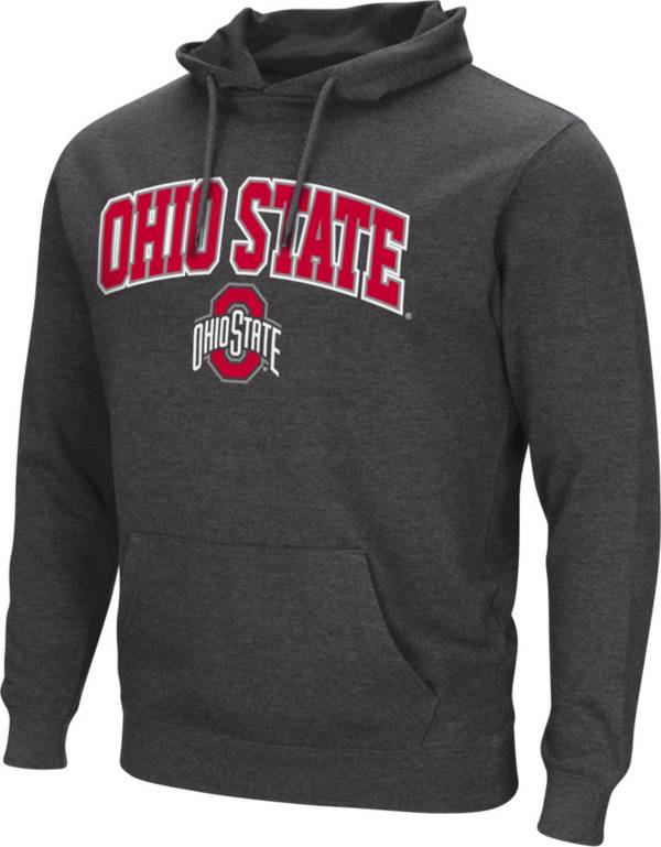 Colosseum Men's Ohio State Buckeyes Black Campus Pullover Hoodie