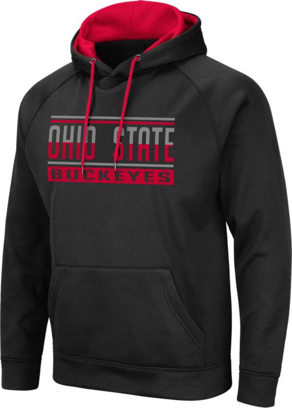 Colosseum Men's Ohio State Buckeyes Black Pullover Hoodie