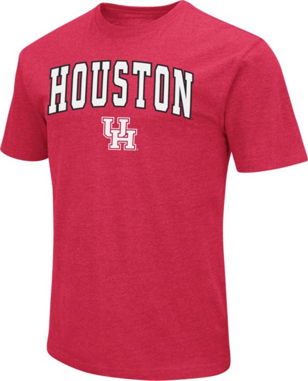 Colosseum Men's Houston Cougars Red Dual Blend T-Shirt