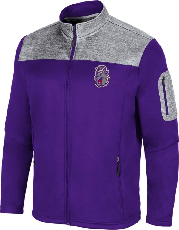 Colosseum Men's James Madison Dukes Purple Third Wheel Full-Zip Jacket